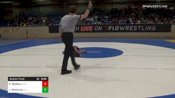 52 lbs Quarterfinal - Kevin Blakley, Moore Youth Wrestling vs Jace Manning, Maize