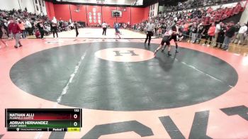 132 lbs Cons. Round 1 - Adrian Hernandez, Joliet (WEST) vs Nathan Alli, Plainfield (NORTH)