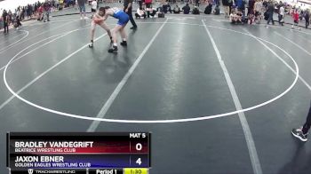 114 lbs Round 2 - Bradley Vandegrift, Beatrice Wrestling Club vs Jaxon Ebner, Golden Eagles Wrestling Club