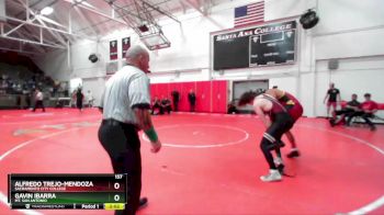 157 lbs Quarterfinal - Alfredo Trejo-Mendoza, Sacramento City College vs Gavin Ibarra, Mt. San Antonio