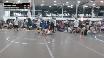 122 lbs Rr Rnd 2 - Brody DiCaprio, Journeymen Black - HSC vs Dominic Hernandez, Broad Axe Gold - HSC