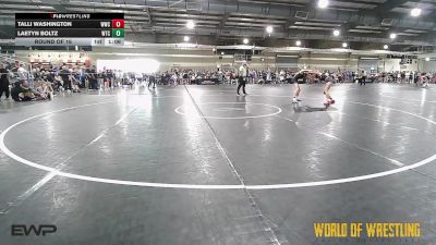 105 lbs Round Of 16 - Talli Washington, Woodland Wrestling Club vs Laetyn Boltz, WTC