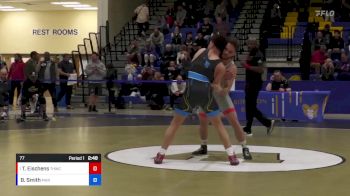 77 lbs Quarterfinal - Tyler Eischens, Tar Heel Wrestling Club vs Benjamin Smith, Maryland