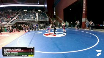 108 lbs Cons. Semi - Emberly Alexander, Moorcroft Mat Masters Wrestling Club vs Teagan Rakisits, Glenrock Wrestling Club