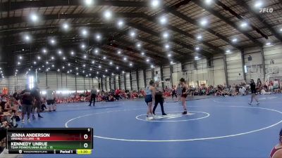 117 lbs Semis - R1 Wb - Kennedy Unrue, Team Pennsylvania Blue vs Jenna Anderson, Virginia Killers