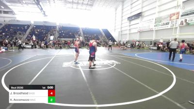 156 lbs Round Of 16 - Jake Broadhead, Shootbox WC vs Keegan Accomazzo, Mavericks WC