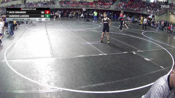 140 lbs Quarterfinal - Jack Krajeski, Impact Wrestling Club vs Jamesen Larsen, Louisville Wrestling Club