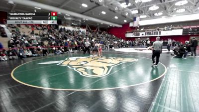 170 lbs 3rd Place Match - Royalty Taavao, Pittsburg Senior vs Samantha Garcia, James Logan
