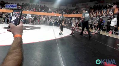 37 lbs Rr Rnd 4 - Trek Castor, Woodward Youth Wrestling vs Willie Skidmore, Standfast OKC