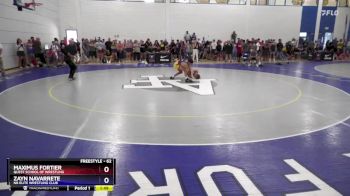 62 lbs Quarterfinal - Maximus Fortier, Quest School Of Wrestling vs Zayn Navarrete, NB Elite Wrestling Club