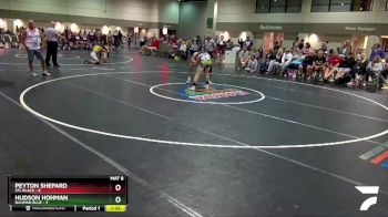 120 lbs Round 3 (6 Team) - Hudson Hohman, Nauman Blue vs Peyton Shepard, STL Black