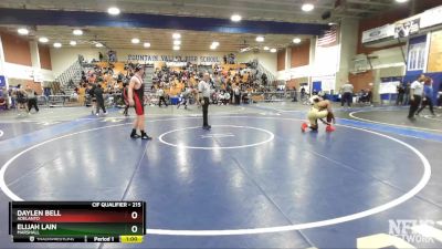 215 lbs Cons. Round 4 - Elijah Lain, Marshall vs Daylen Bell, Adelanto