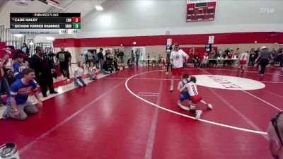 45-49 lbs Round 5 - Giovani Torres Ramirez, Greeley Metro WC vs Cade Haley, Eaton Reds WC