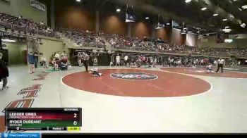 49 lbs Semifinal - Ledger Gines, Fremont Wrestling Club vs Ryder Durrant, Westlake