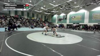 113 lbs Cons. Semi - Jayden Montoya, Escondido vs Elias Pedroza, Granite Hills