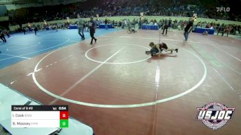 70 lbs Consi Of 8 #2 - Isaiah Cook, Borger Youth Wrestling vs Boston Mooney, Cypress Wrestling Club