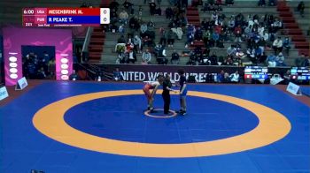 74 kg Semifinal - Mitchell Mesenbrink, USA vs Tanner Peake, PUR