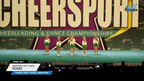 Masters City Cheer - Roses [2025 L1 Youth - Novice - Restrictions Day 1] 2025 CHEERSPORT National All Star Cheerleading Championship