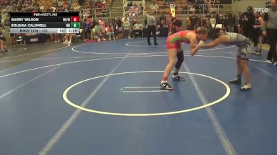 122 lbs Quarterfinal - Solehia Caldwell, Walnut Hills vs Gabby Wilson, Wilmington Ladies Freestyle Wr