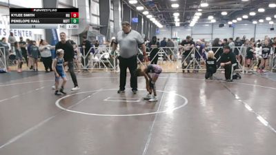 55 lbs Round 1 (9am Friday) - Penelope Hall, Misfits vs Kylee Smith, Maryland Gold