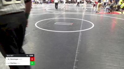 80 lbs Consi Of 32 #2 - Nash Reininger, Northern Bedford vs Jaxx Stehley, Williams Valley