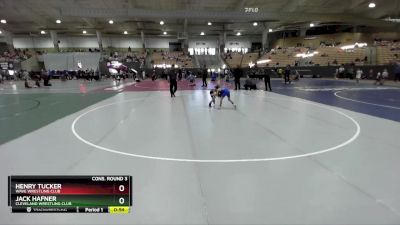 55 lbs Cons. Round 3 - Jack Hafner, Cleveland Wrestling Club vs Henry Tucker, Wave Wrestling Club