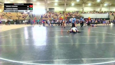 140 lbs Cons. Semi - Vegas Cooper, Nashville Catholic Wrestling vs Lennon Ferris, Brentwood Wrestling Club