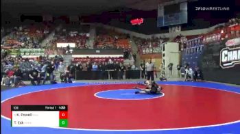 106 lbs Quarterfinal - Kaiden Powell, Paola vs Trent Eck, Andale