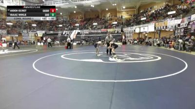 132 lbs Cons. Round 1 - Isaac Wikle, Sabetha Hs vs Aiden Ecret, Cherryvale Hs