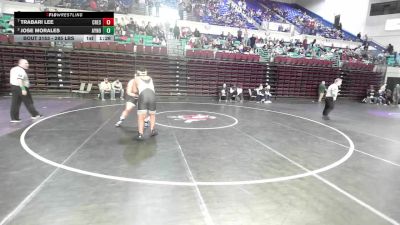 285 lbs Quarterfinal - TraBari Lee, Crescent vs Jose Morales, Aynor