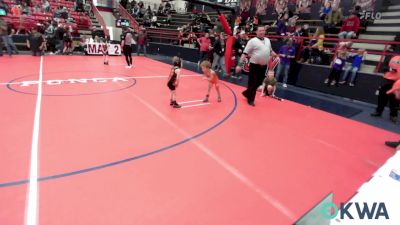 46 lbs Semifinal - Jasper Lockett, Cowboy Wrestling Club vs Everlee Henderson, Oklahoma Wrestling Academy