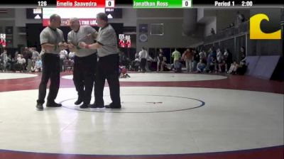 126 Champ.-Round-3, Jonathan Ross, Pennsylvania vs Emelio Saavedra, California