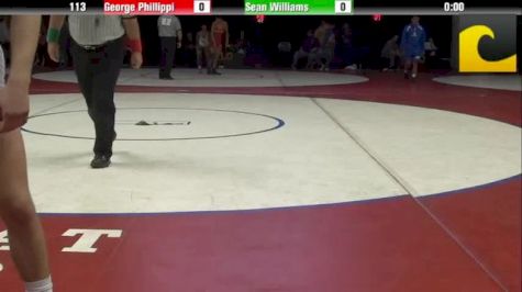 113 Champ.-Round-3, Sean Williams, California vs George Phillippi, Pennsylvania