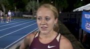 Amanda Winslow focused on 1500, even after 20 second 5K PR