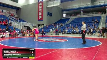 110 lbs Round 1 (16 Team) - Kimberly Martinez, Campbell vs Ryley Yasseri, Woodward Academy