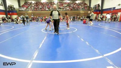 86 lbs Quarterfinal - Jayce Wellons, Tulsa Union vs Cannon Daniels, Bristow