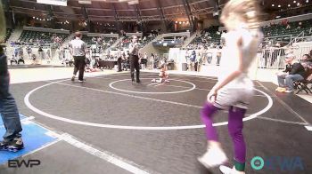 58 lbs Consi Of 4 - Maci Myers, Pawhuska Elks Takedown vs Josie Springfield, Runestone