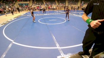 80 lbs Semifinal - Tajuan Davis, Team Tulsa Wrestling Club vs Jaxsyn Gibson, Berryhill Wrestling Club