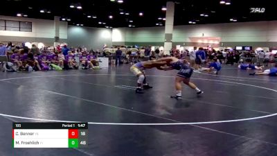 195 lbs Round 1 (6 Team) - Marshall Froehlich, Columbus St. Francis DeSales vs Chanse Bonner, Bubbletown Mat