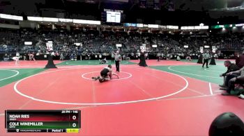 146 lbs Champ. Round 3 - Noah Ries, WAD1 vs Cole Winemiller, GFF2