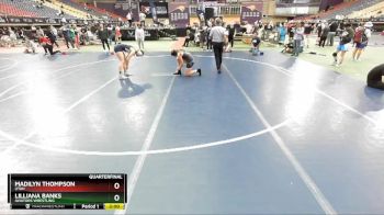 142 lbs Quarterfinal - Madilyn Thompson, Utah vs Lilliana Banks, Aviators Wrestling