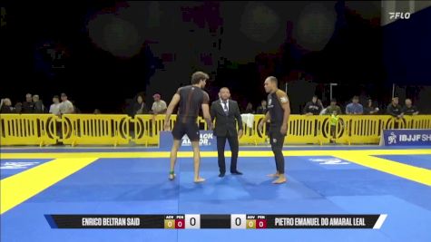 Pietro Emanuel Do Amaral Leal vs Enrico Beltran Said 2025 Pan IBJJF Jiu-Jitsu No-Gi Championship