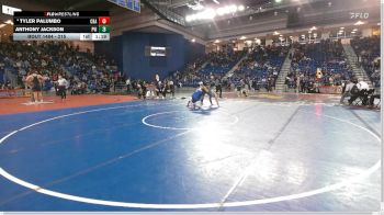 215 lbs Champ. Round 3 - Anthony Jackson, Paul VI vs Tyler Palumbo, Christian Brothers Academy
