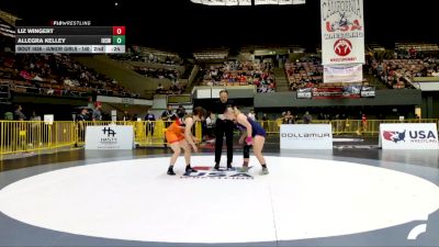 Junior Girls - 155 lbs Quarters - Kayla Zeidler, Petaluma Wrestling Club vs Alexis Luna, Blood Run'th Orange Wrestling Club