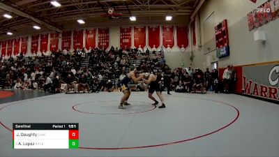 190 lbs Semifinal - Arath Lopez, Rifle vs Jack Doughty, Canon City