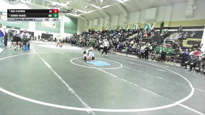 122 lbs Cons. Round 4 - Sid Cohen, Rancho Bernardo vs Aden Vang, Mira Mesa