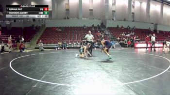 132 lbs Quarterfinal - Adrian Paz, Virginia Patriots Wrestling vs Jackson Albert, Cave Spring Middle School