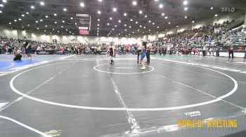 75 lbs Round Of 16 - Kalena Rozet, Nakamura Wrestling vs Keira Cunningham, Upper Township