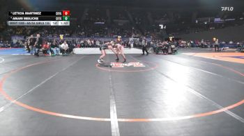 6A/5A Girls 155 5th Place Match - Amari Meilicke, Crater Girls vs Leticia Martinez, Century Girls