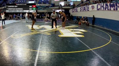 157 lbs Consi Of 8 #2 - Carter Eby, Abbeville vs Cristian Barrera, Chesnee